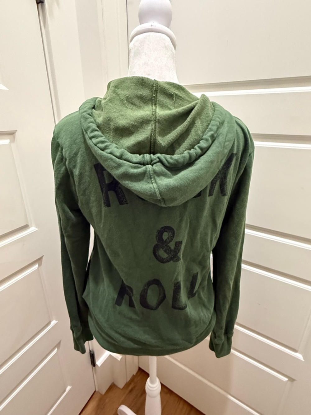 Zadig & Voltaire. Green Rock & Roll Full-Zip Hoodie. Size Small. - Picture 11 of 14